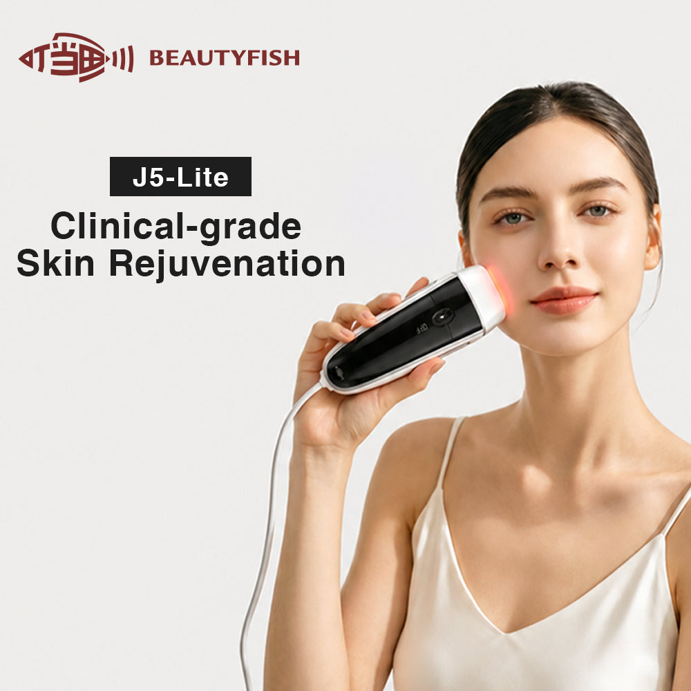 Beautyfish J5 Lite IPL Skin Rejuvenation Kit with 600-1200 nm Filter for Smooth and Even-looking Skin