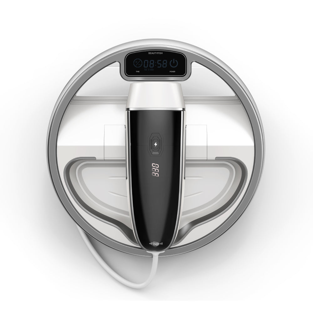Beautyfish J5 IPL Hair Removal & Rejuvenation System | Interchangeable Head IPL Device for Hair Removal, Skin Renewal & Acne Care