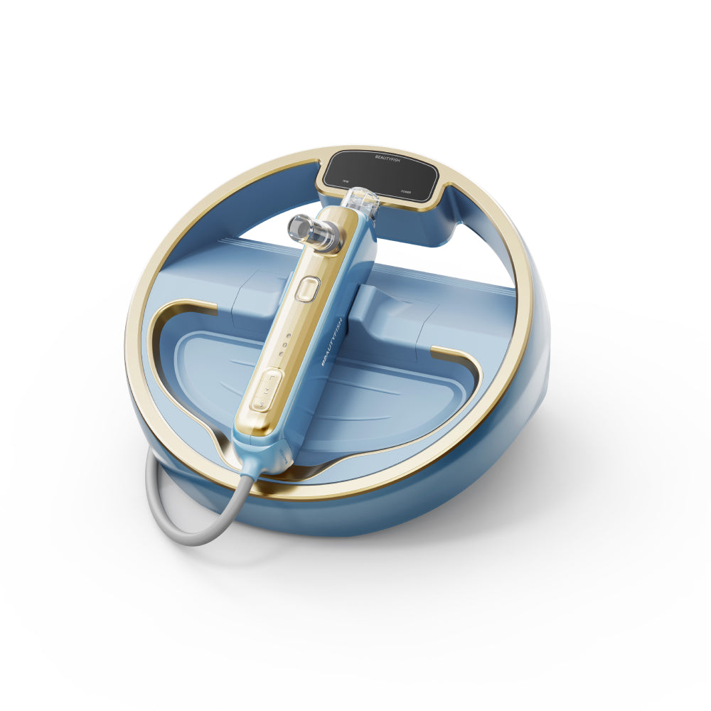 Beautyfish W6 Non-invasive Hydra Jet Injector | Professional Needle-Free Serum Infusion Facial Device
