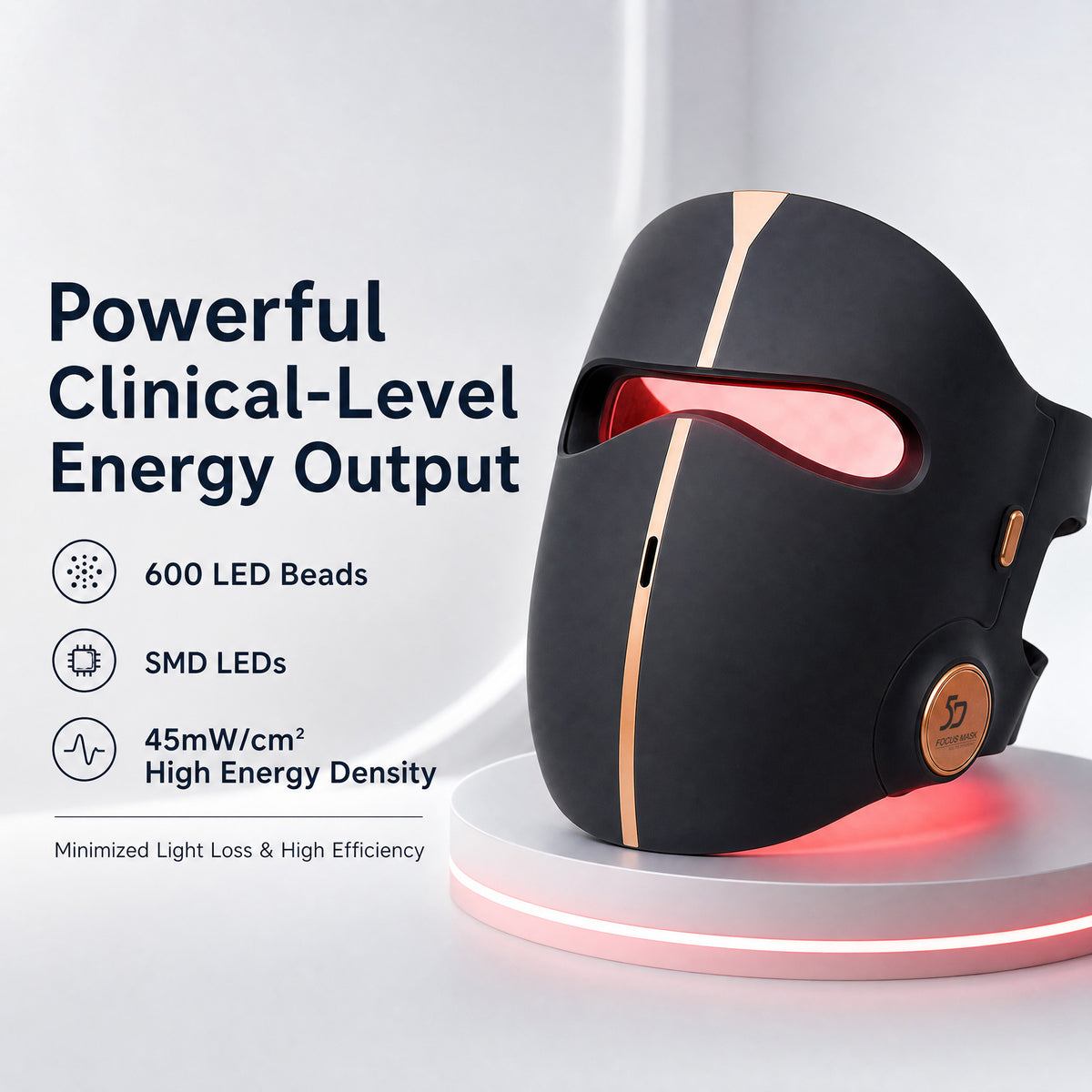 Beautyfish J6 LED Face Mask | 4 Wavelengths, 8 Therapy Modes