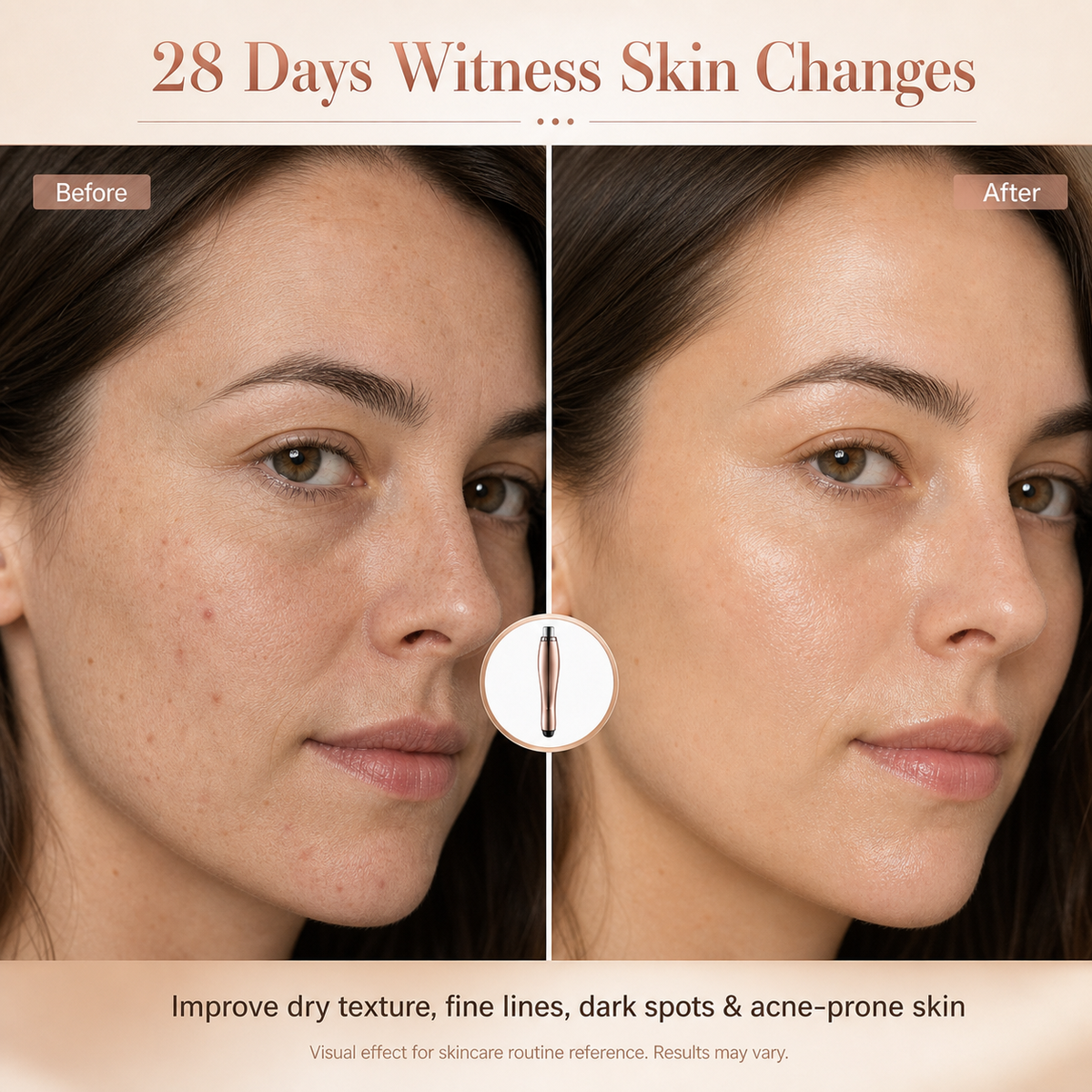 Beautyfish W5 Portable Serum Applicator, Even Coverage，A smarter way to apply every serum step.